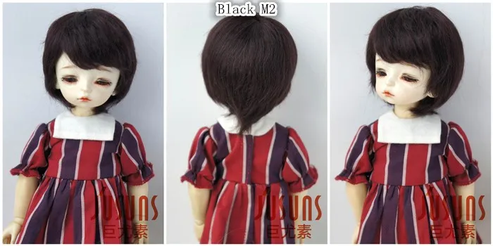 JD293 1/8 1/6 Мода из мягкого мохера BJD парики Милая Короткая раскроенная кукла волосы Размер 5-6 дюймов 6-7 дюймов кукла аксессуары