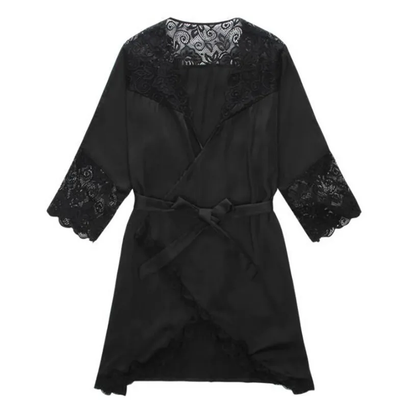 Новинка женская летняя одежда для сна однотонная открытая Женская модная Пижама