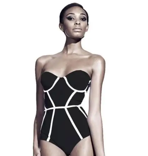 Лидер продаж сексуальное женское бикини с высокой талией пуш-ап монокини без