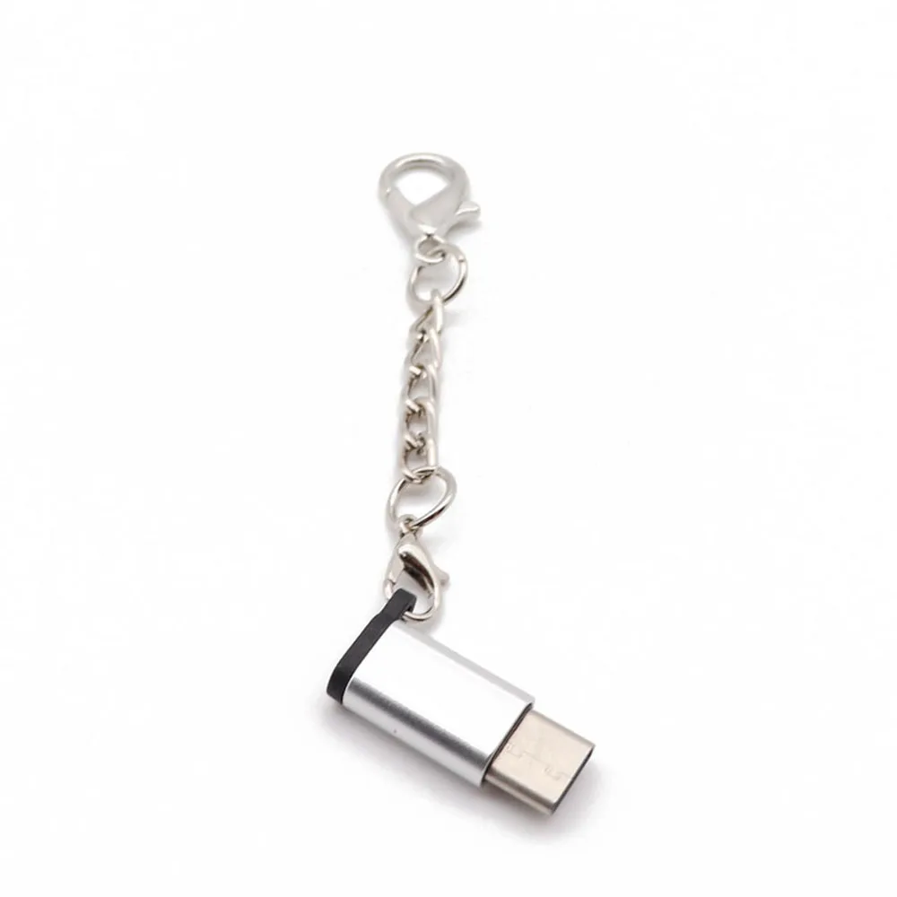 2 шт. для iPhone к Micro USB/type-C адаптер зарядного устройства женский штепсельный