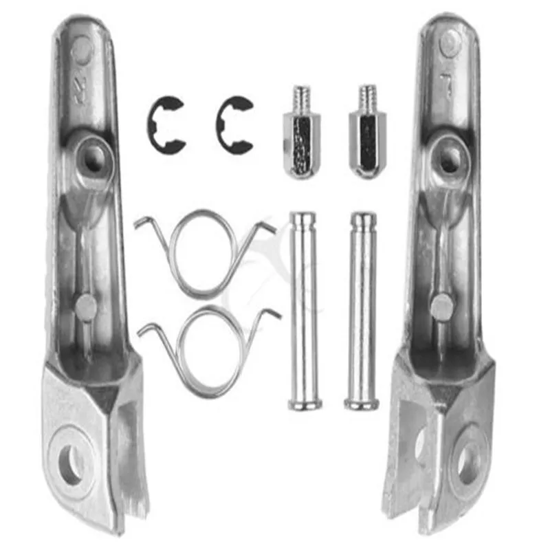 Передняя подножка педали подножки для Honda CBR1000RR CBR1000 RR CB1000R CBR600RR 04-18 03 серебристый матовый черный 4 стиля мотоцикла