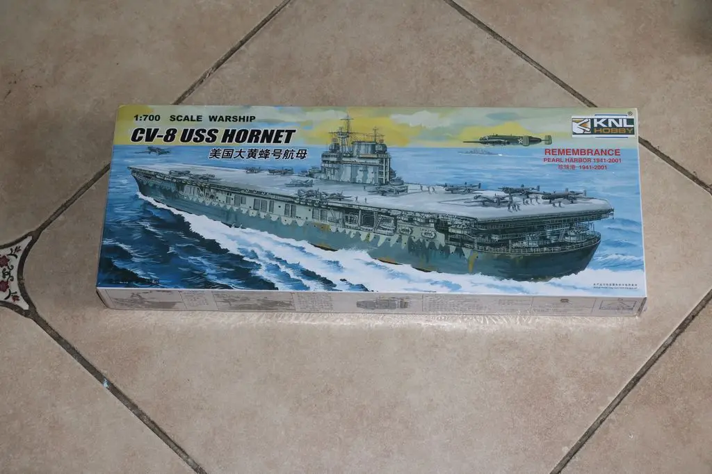 KNL хобби 1/700 масштаб Warship CV-8 USS Hornet XC80901 носитель Trumpeter мини модели самолетов |