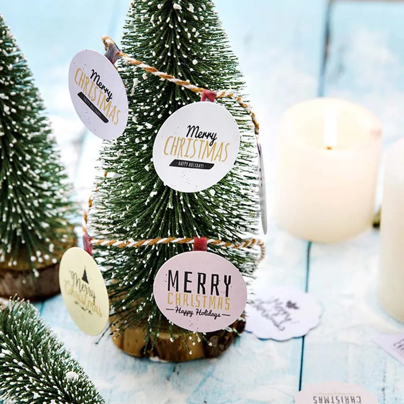 45 шт./лот рождественские поздравительные альбомы бумажные этикетки наклейки