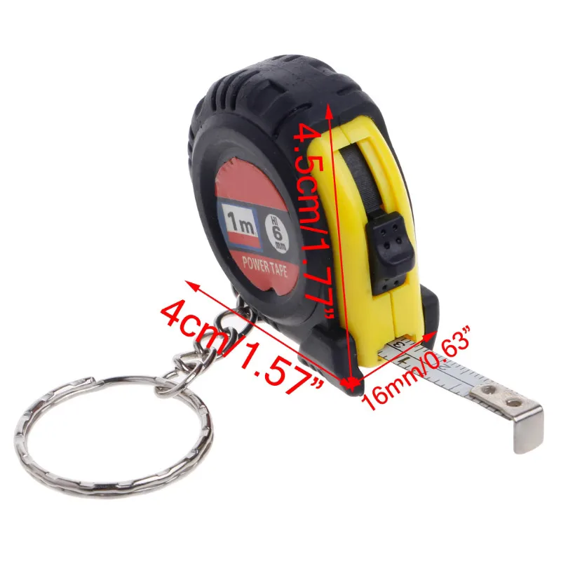 Retractable Ruler Measuring Tape Portable Pull 1m Mini Sewing Cloth Metric Tailor Tool Gauging Tools Key Chain #30 | Автомобили и