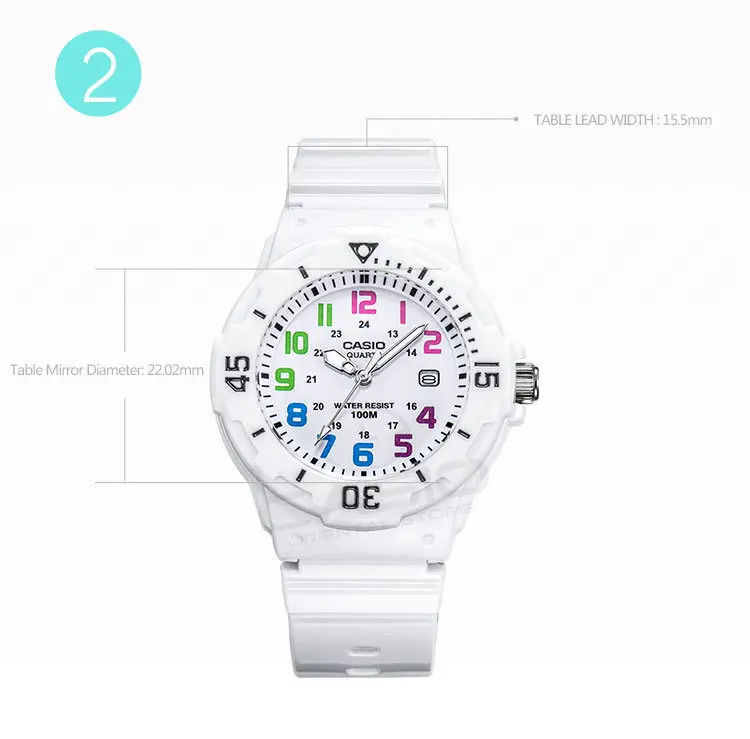 Часы CASIO с силиконовым ремешком, спортивные часы с датой, женские часы для влюбленных пар, водонепроницаемые часы, подарок, женские настольные часы, LRW-200H
