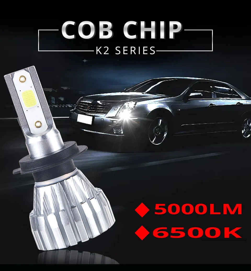 Avacom автомобильные лампы для передних фар Светодиодный H4 H7 H11 9005 9006/HB3 HB4 H8 H9 H4 H7 Светодиодный Turbo 12V 6500K 13000Lm огни для опели Адама/AGILA