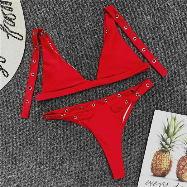3 Push up bikini Неоновый зеленый комплект бикини с высокой талией, женский купальник с регулируемыми лямками, купальник-стринги, 2 предмета, бикини, бразильский купальник для женщин - Цвет: 3 Push up bikini