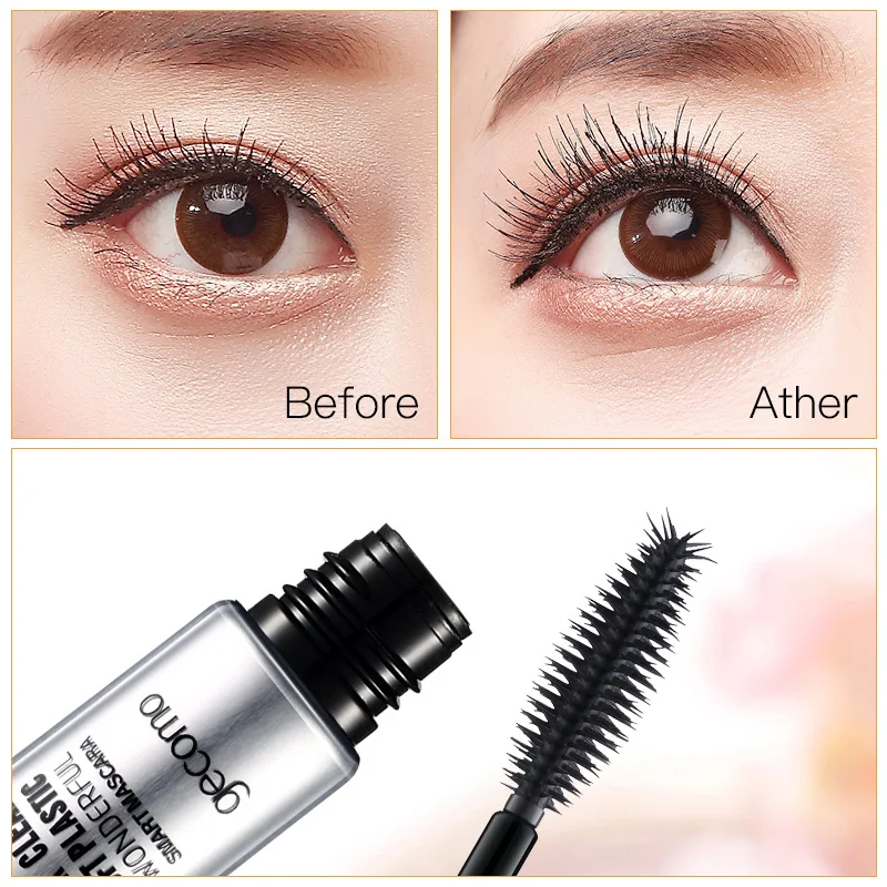 Тушь для ресниц 3D волокно против пятен ресницы шелк длинные водостойкие макияжа