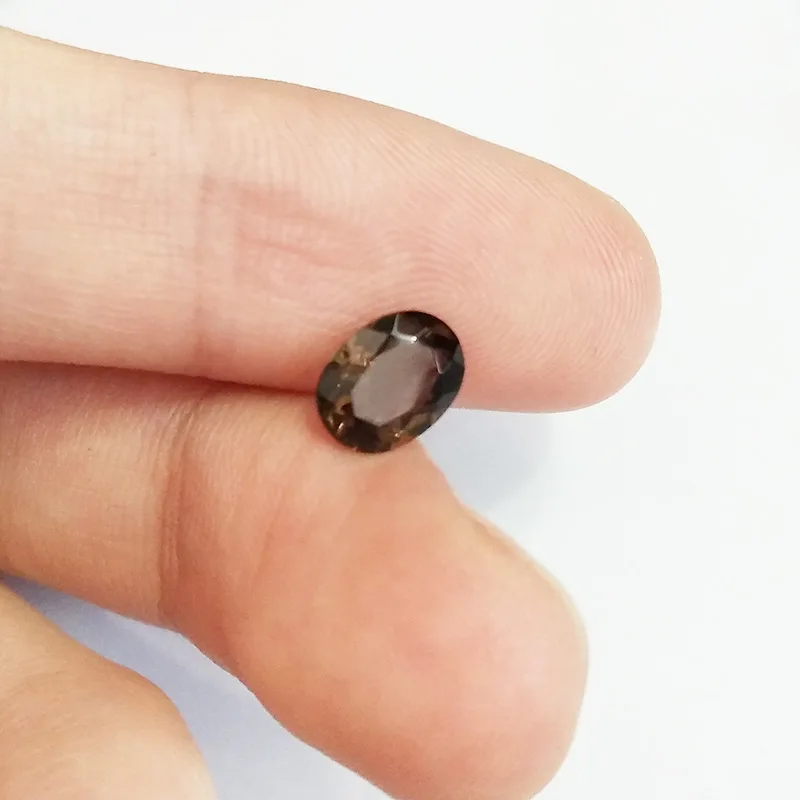 

Wong Rain 1 PCS Free Shipping Top Quality Pear Water Drop Natural Smoky Quartz Loose Gemstones DIY Jewelry Making Wholesale