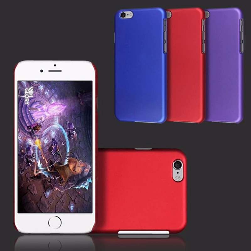 Чехол для iPhone 2019 цветное масло с резиновым покрытием Матовый Жесткий чехол 5S 6 S 7 8