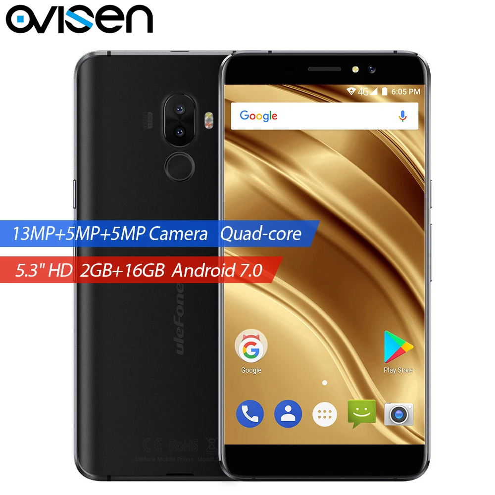 Чехол накладка Ulefone S8 Pro Двойной реальные Камера 4G смартфон 5 3 ''MTK6737 4 ядра 2 Гб
