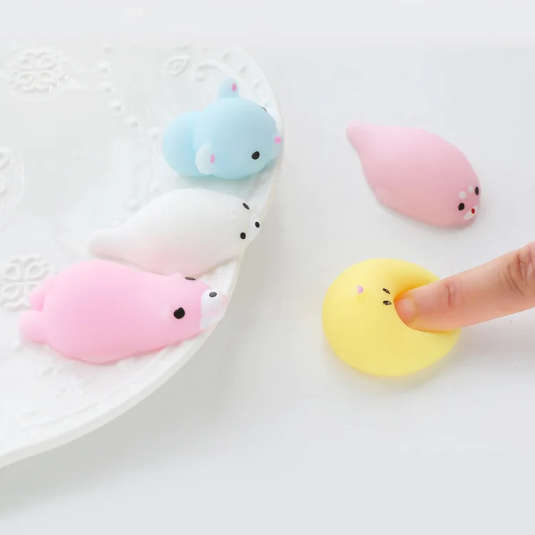 Симпатичные Mochi мягкие игрушки для вечеринки в честь Дня Рождения, игрушки для животных, антистрессовые мячи, мягкие липкие игрушки, игрушки для снятия стресса, детский подарок, Декор