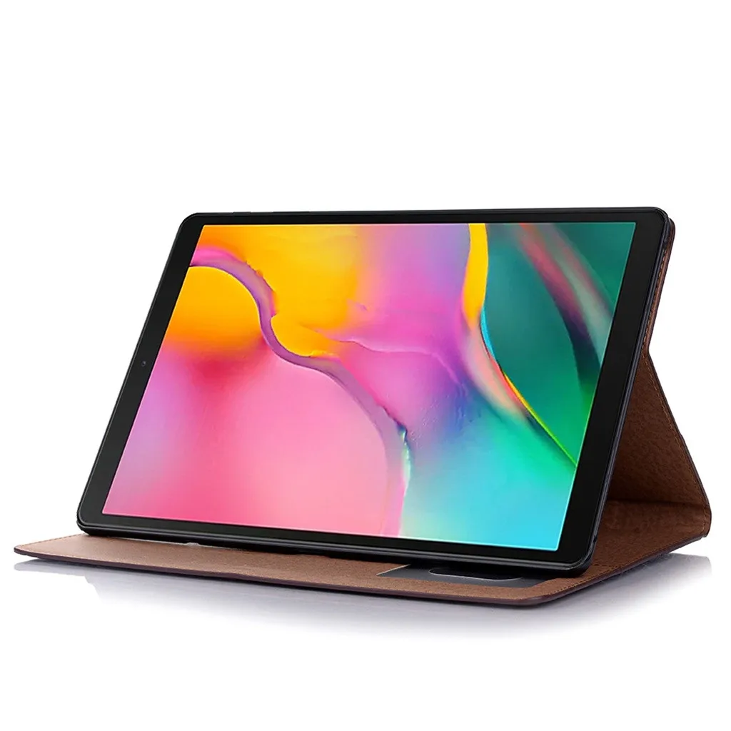 Чехол для планшета Samsung Galaxy Tab S5E тонкий кожаный чехол с подставкой #2 T720 2019 10 5|Чехлы