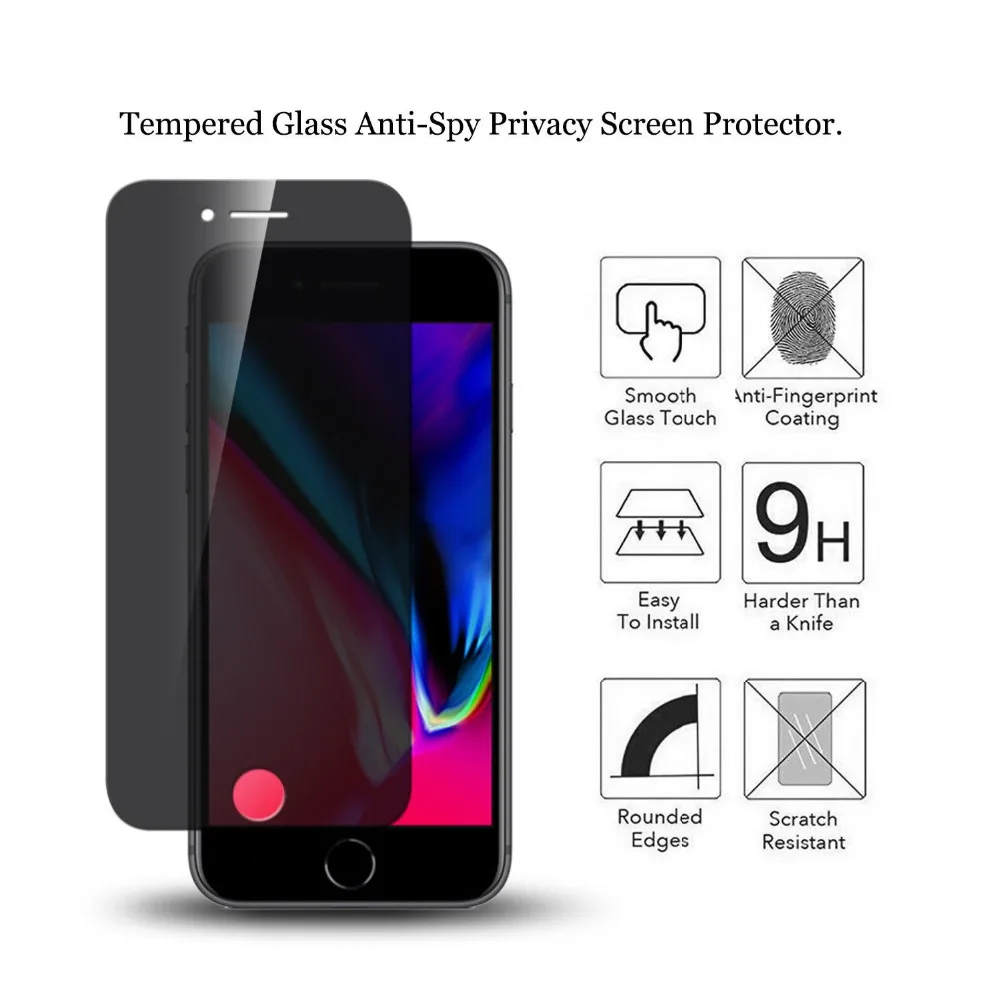 Защитное закаленное стекло HOPCHAM премиум класса для iPhone 6 6s 7 8 Plus 5 5S Защита от