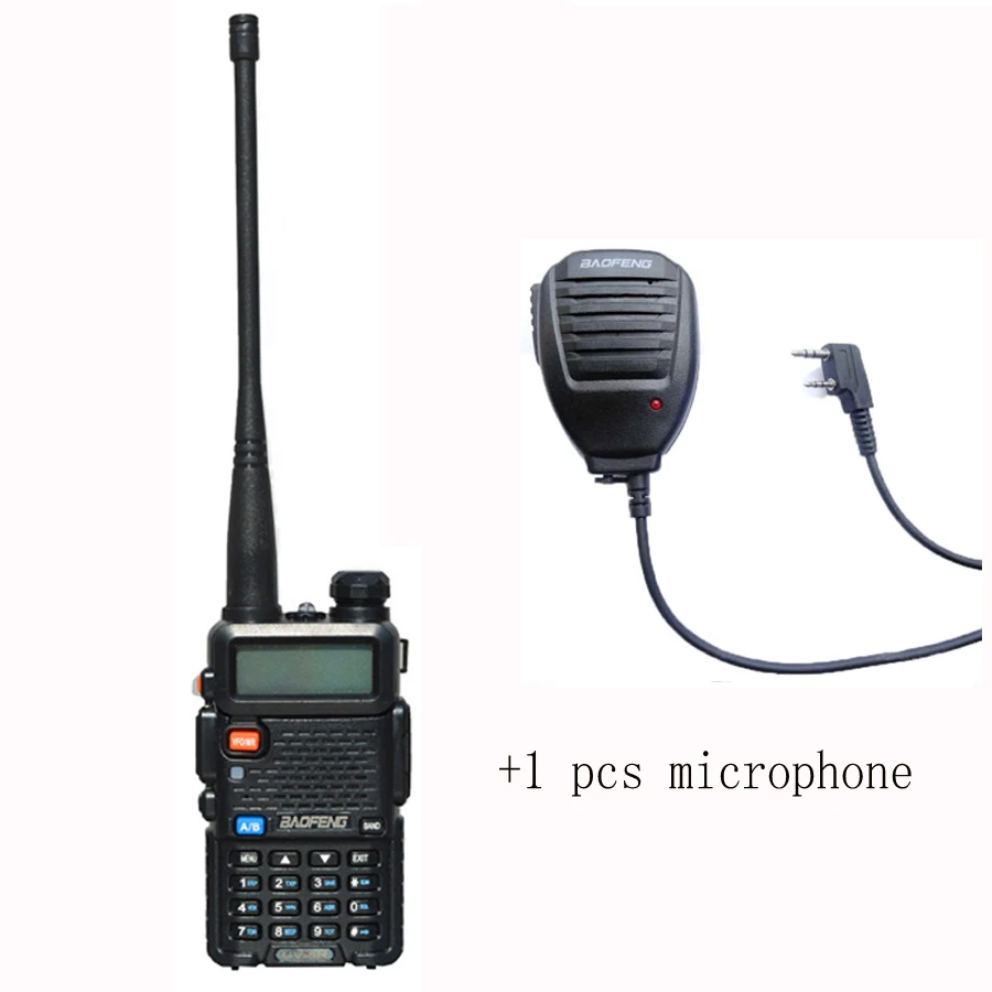 Hot pofung uv 5r Portable Radios Baofeng UV5R two way radio Walkie-talkie 5W vhf uhf dual band Communication Equipment