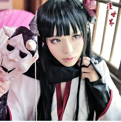 Аниме Inu x Boku SS косплей ширакиин ририко обратный экстракт комплект кимоно cos