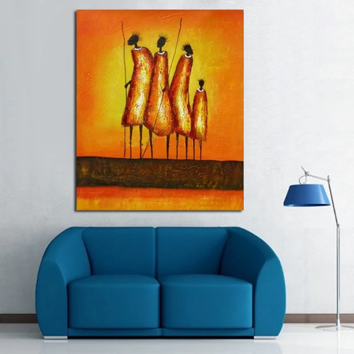 Ручная роспись Масляные картины популярная картина для гостиной настенное