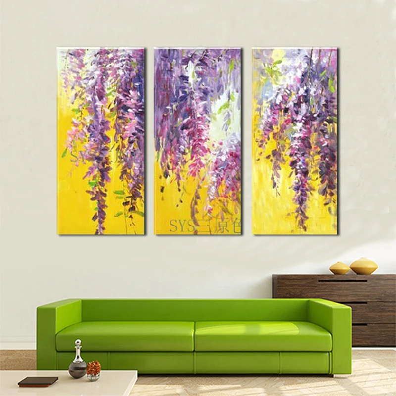 Современное абстрактное огромное украшение на стену живопись маслом холсте