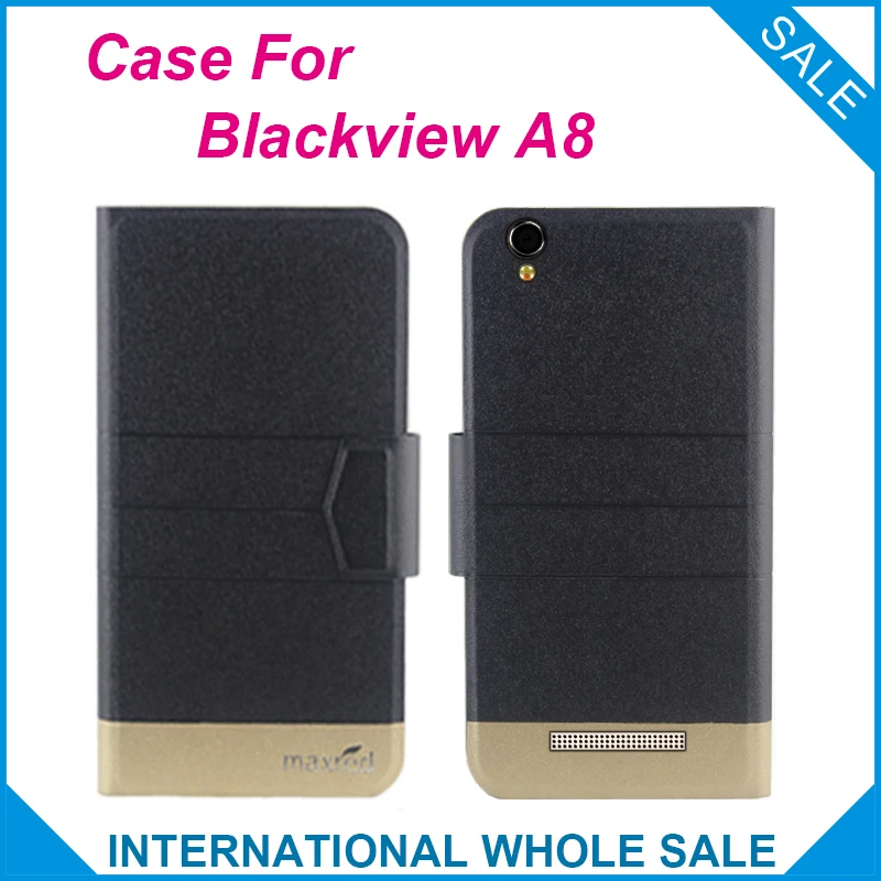 5 видов цветов жарко! Чехол для телефона A8 Blackview высококачественный кожаный чехол