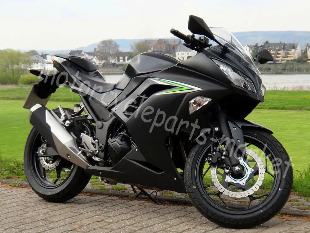 Матовый серый ABS пластик литья под давлением обтекатель кузова для Kawasaki NINJA 300 EX300