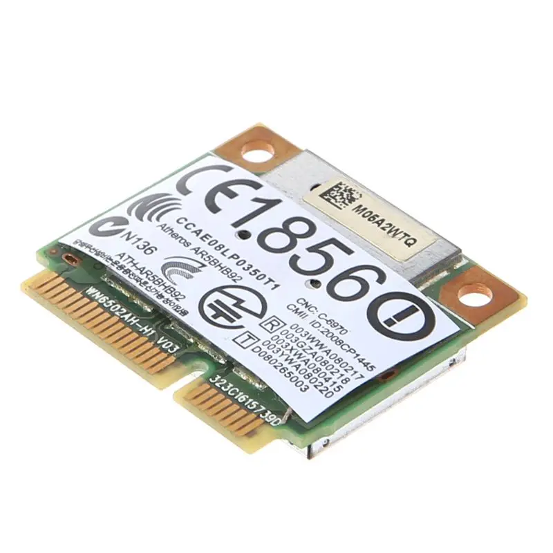 Для Atheros AR9280 2,4 ГГц 5 ГГц WLAN Minipci-express AR5BHB92 для Linux Hackintosh Win10 беспроводная WiFi сетевая карта