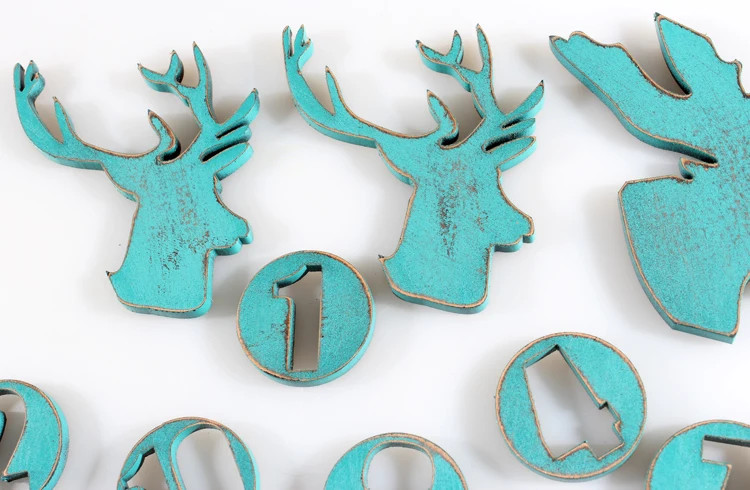 DIY домашний декор для гостиной настенные часы Олень Рождество Домашний бара кофе