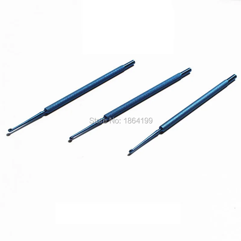 Микроскопические инструменты из титанового сплава 3 размера|curette| |