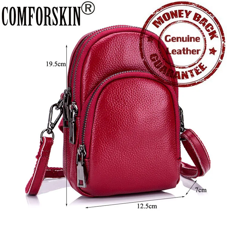 CMFORSKIN Bolsas Feminina Новые поступления сумки для мобильных телефонов из натуральной кожи Брендовые женские сумки-мессенджеры в европейском и американском стиле