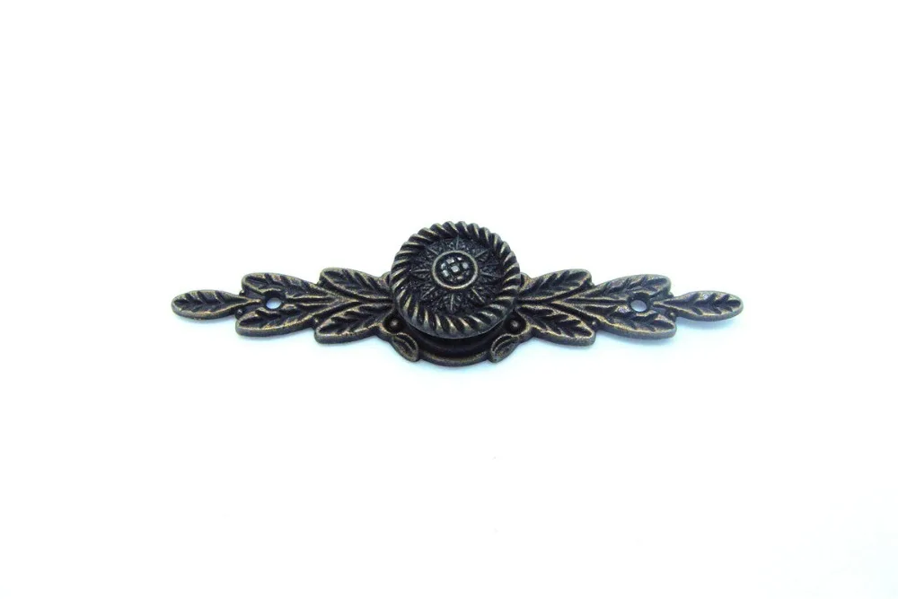 20 шт. 84 мм Деревянный Ящик Ручка Двери Шкафа Ящика Потяните Ручки Античная Бронза