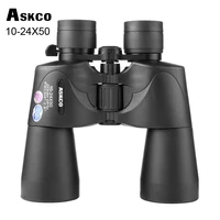 askco 10 24x50 zoom waterproof binoculars powerful wide angle telescope night vision prower binoculars no infrared for hunting