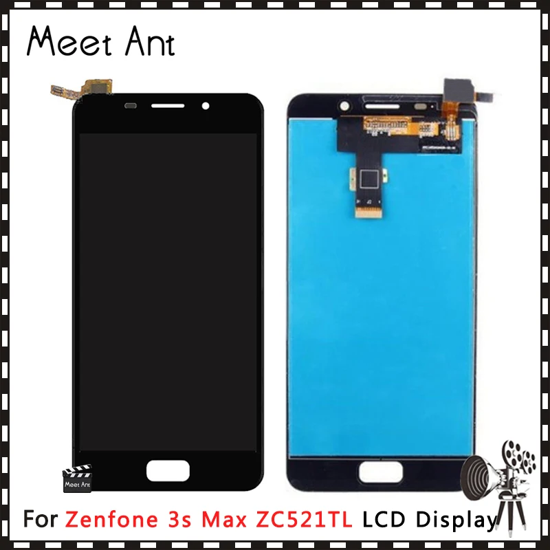 

DHL 10Pcs/lot High Quality 5.2'' For ASUS Zenfone 3S Max ZC521TL X00GD LCD Display Screen With Touch Screen Digitizer Assembly