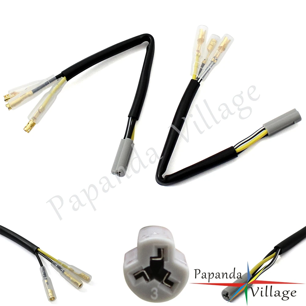 

Turn Signal Plug Adapters Front Rear Indicator Connectors For Yamaha TMAX YZF R6 R6S R1 R3 FZ S6 6R 600 FZ1 FZ6 FZ8 FZ10 FZS10