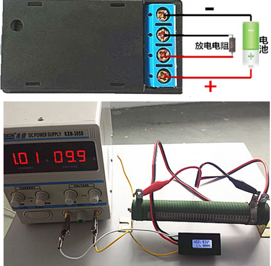 Тестер для литий-ионной батареи Измеритель Напряжения тока емкости