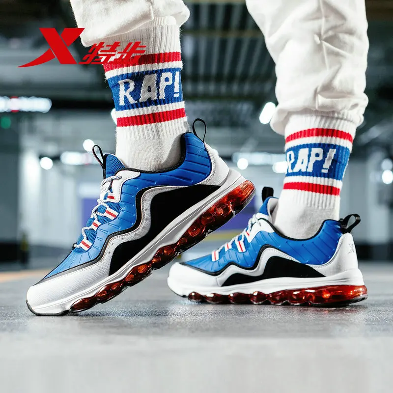 Мужские кроссовки для бега Xtep AIR MEGA спортивные дышащая мужская обувь с воздушной