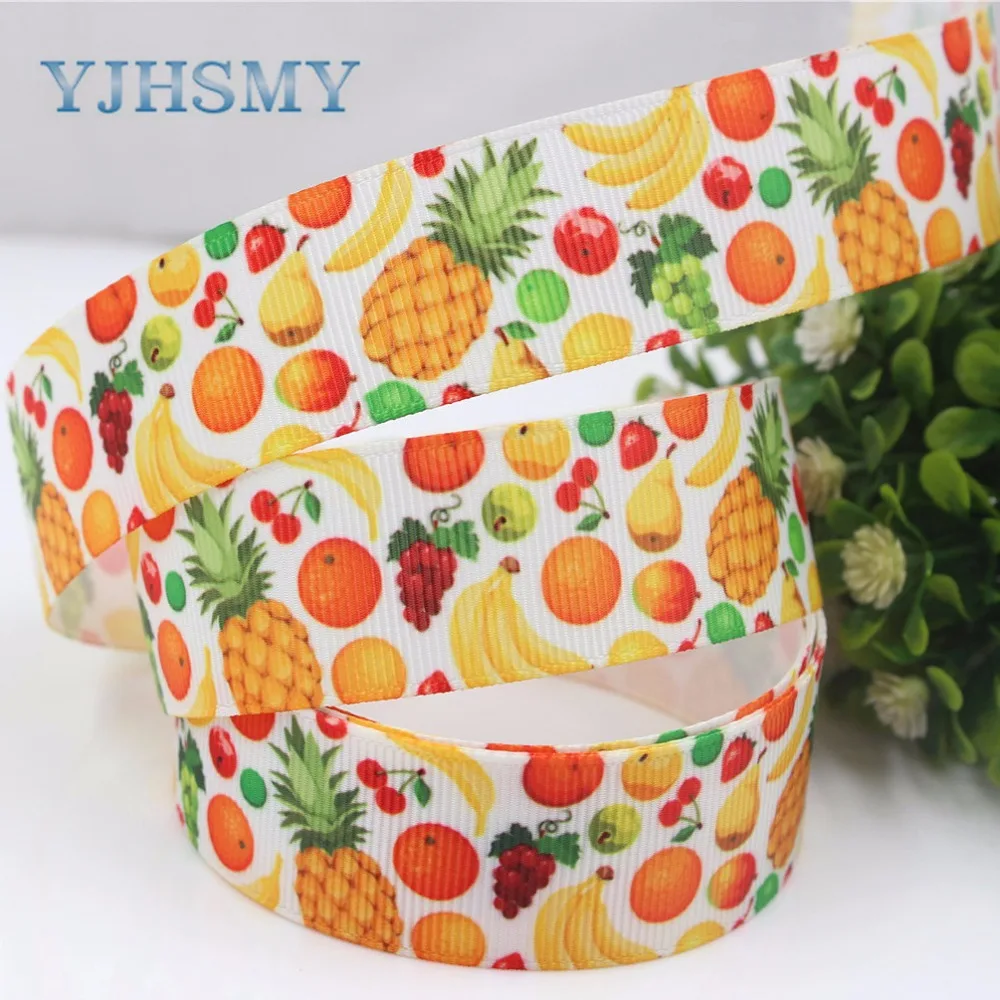 YJHSMY F-17504-1000 25 мм 10 ярдов мультфильм ленты термопечать grosgrain Свадебные аксессуары