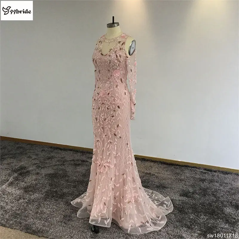 Платье с круглым вырезом длинным рукавом и юбкой годе|scoop neck bridesmaid dress|neck floatneck therapy