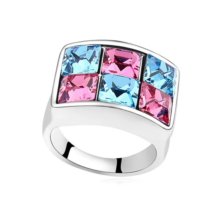 Кольцо-макси с кристаллами Swarovski для мужчин и женщин | Украшения аксессуары