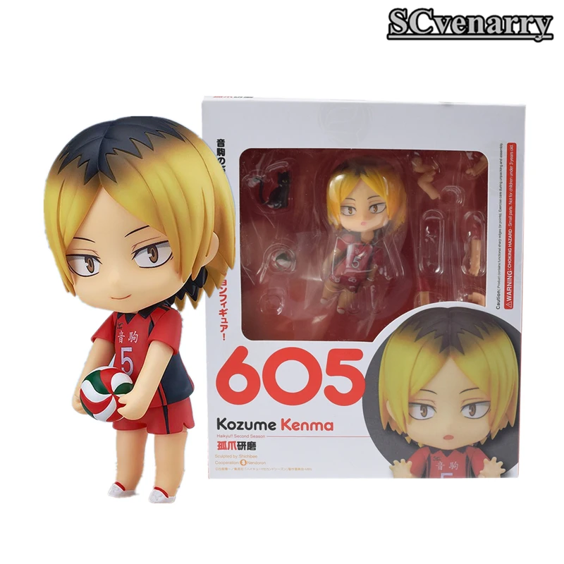 Аниме Nendoroid 605 Haikyuu! Kenma Kozume Q версия haikyuu kozumekenma фигурка Коллекционная модель