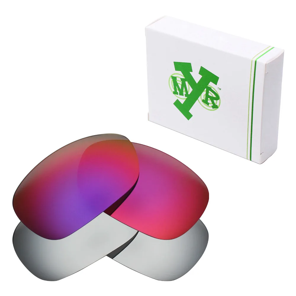 

2 Pairs Mryok POLARIZED Replacement Lenses for Oakley C Wire 2011 Sunglasses Silver Titanium & Midnight Sun
