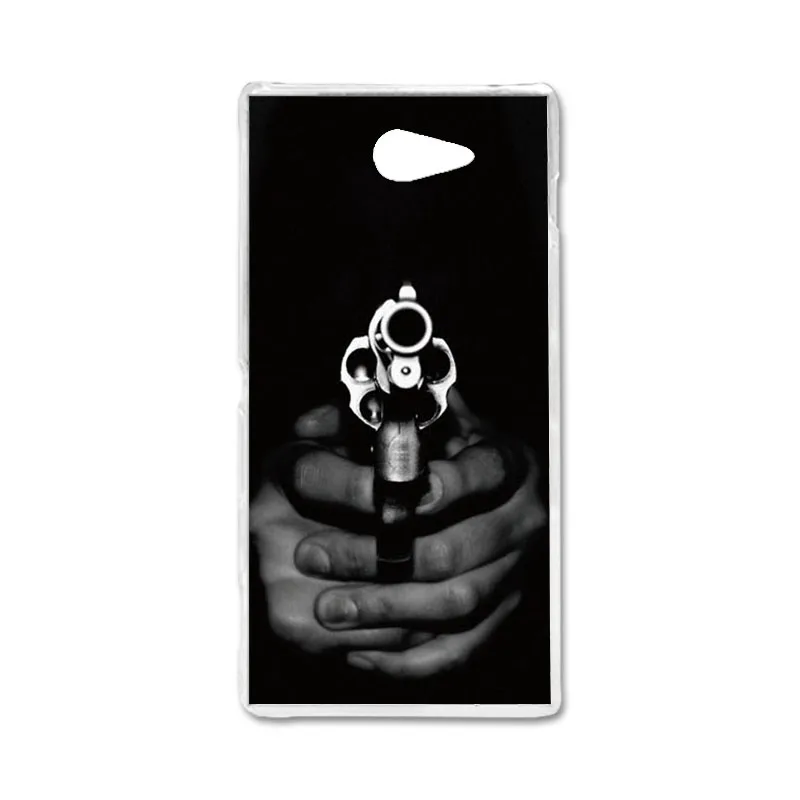 Силиконовый чехол для телефона, чехол для sony Xperia M2 D2302 S50H D2303 D2305 D2306, двойной чехол из ТПУ с милыми животными