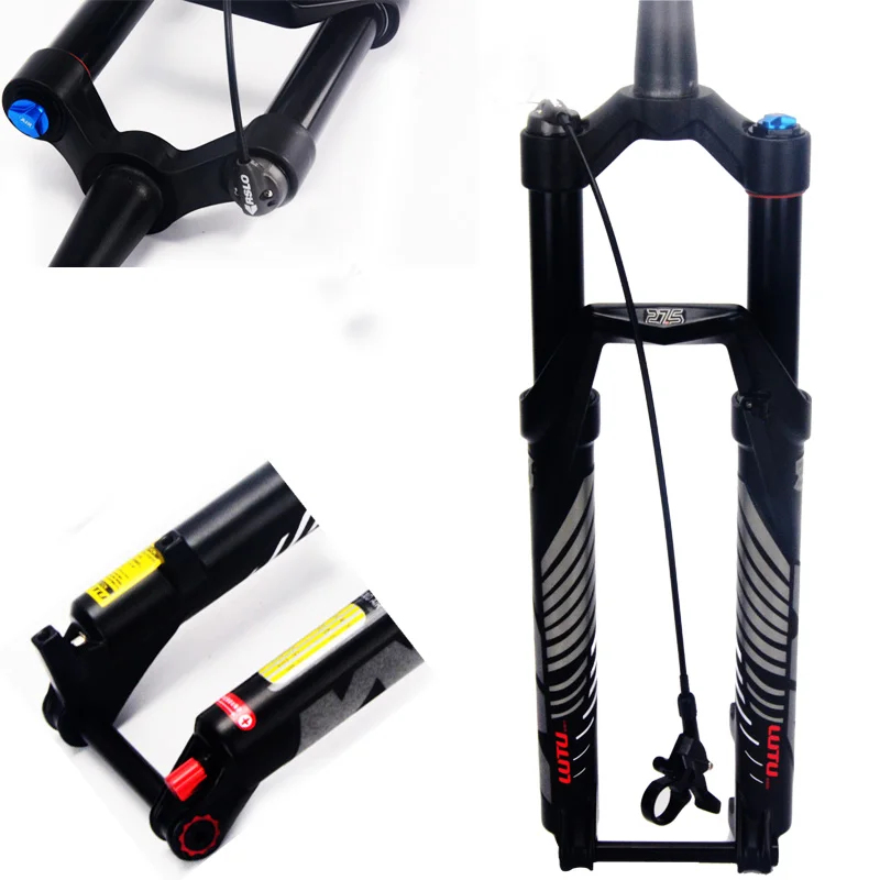 MTB велосипед Fork26 &quot27 5&quot 29er 140 ммтравер подвеска Велосипедная вилка замок
