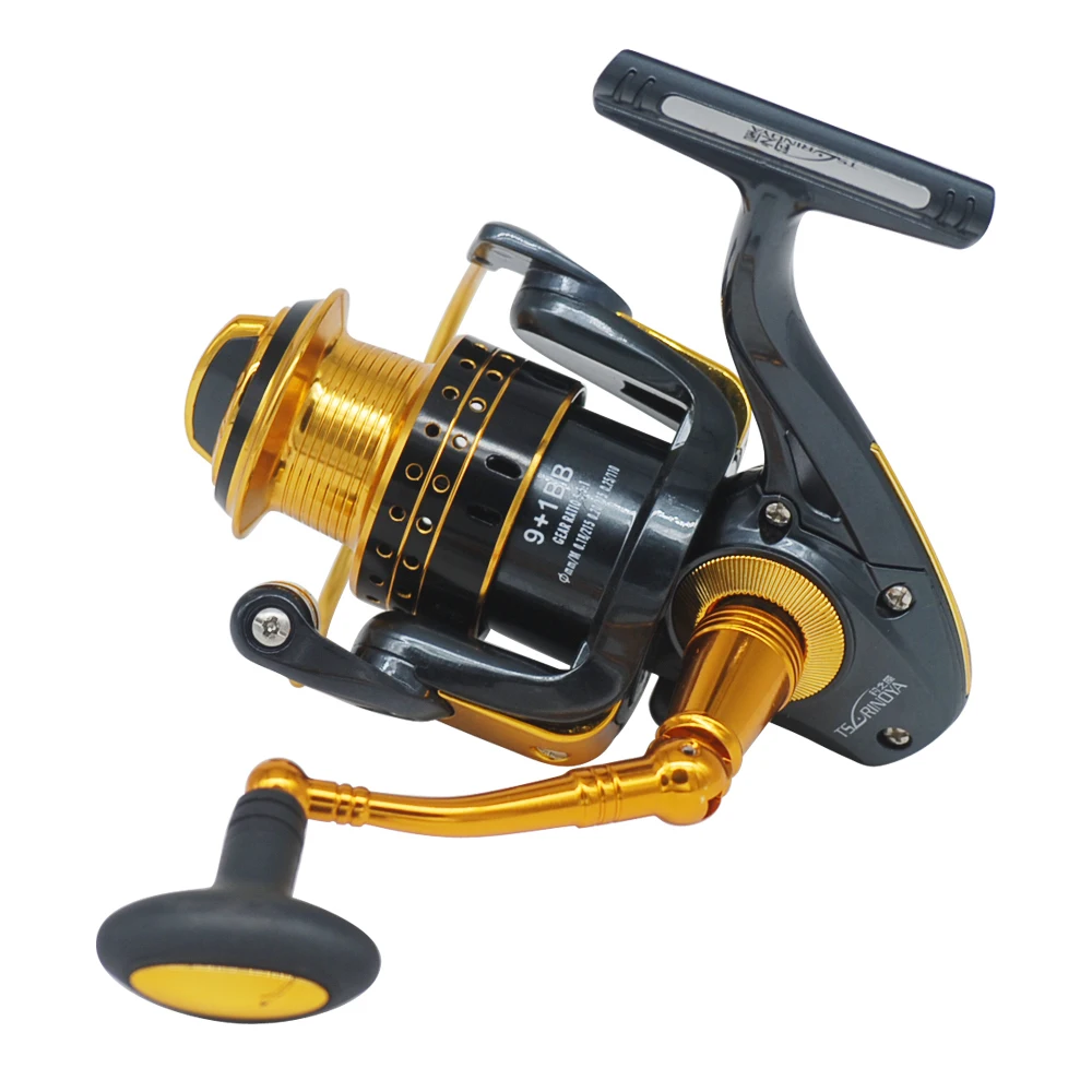 Tsurinoya для рыбалки Спиннинг 9 + 1BB 5 5: 1 Molinetes Рыбалка Carretes катушки Pesca ручка Carretilhas De