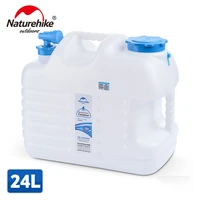 naturehike new designed 12l 24l water barrel food grade pe outdoor water tank outdoor hiking camping accessories water container