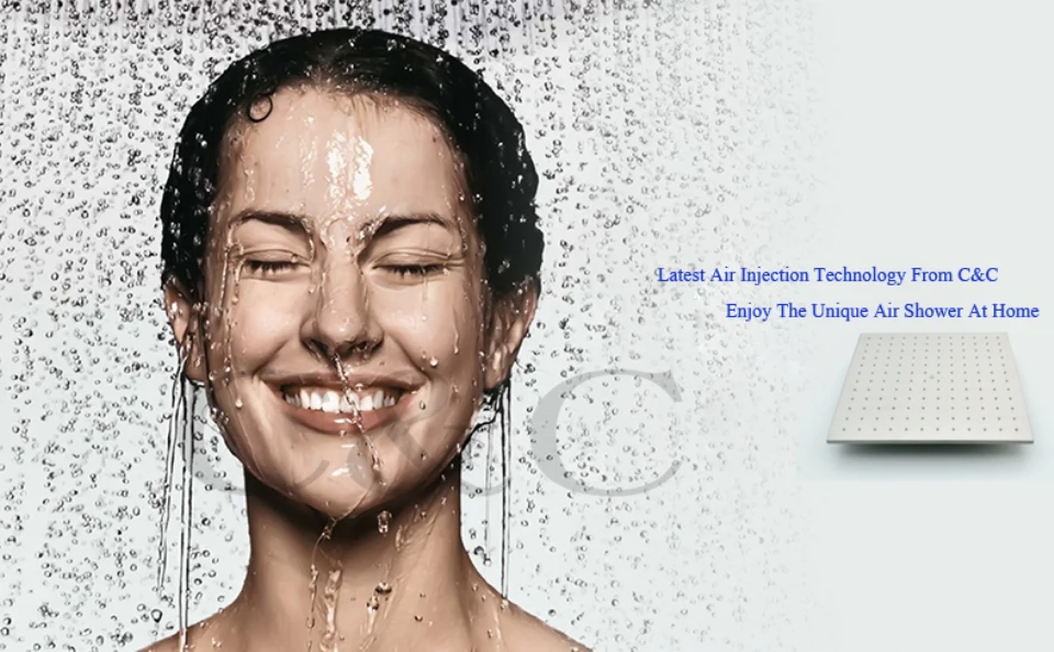 Дождевой смеситель для душа в ванную комнату Набор насадок экономия воды 16