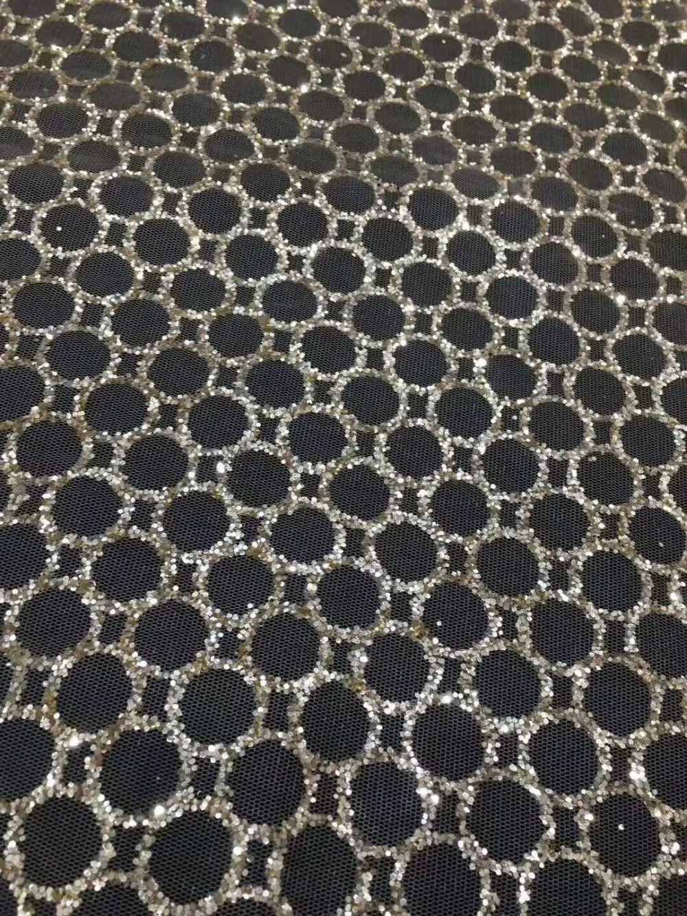 shinning (5yards/pc) Anan-11151 glued glitter African French net lace fabric for dress | Дом и сад