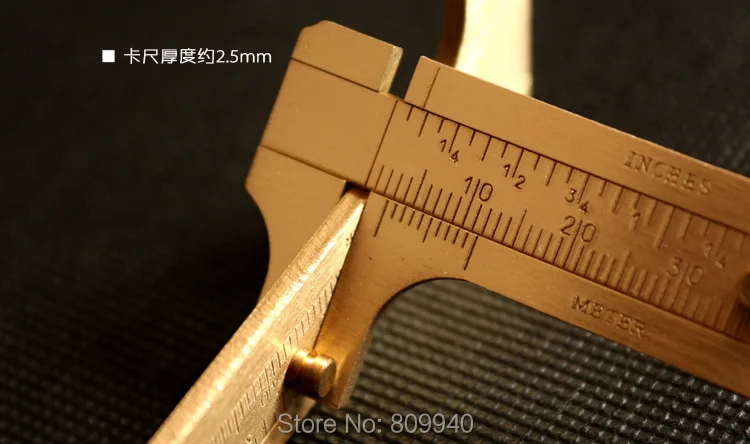 Латунный штангенциркуль манометр скользящий драгоценный камень инструмент для