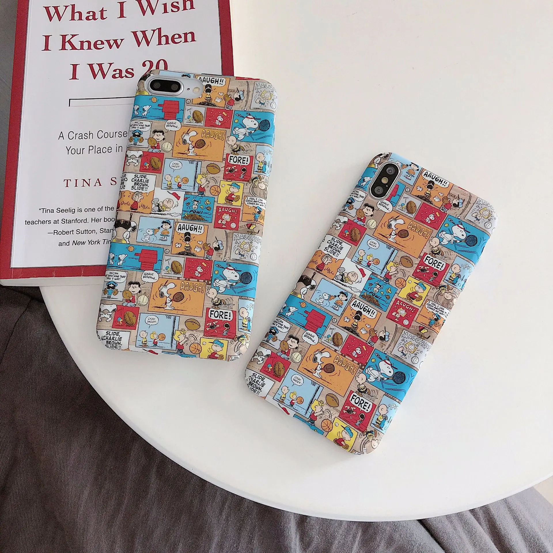 Забавный мультфильм Граффити комиксов Snoopy мобильный телефон чехол для iPhone X Xs Max 6