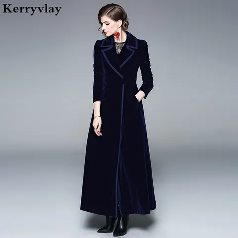 Весенние бархатные синие женские длинные свободные женские зимние женские пальто 2022 красные женские пальто Casaco Feminino Casacas Para Mujer K9002