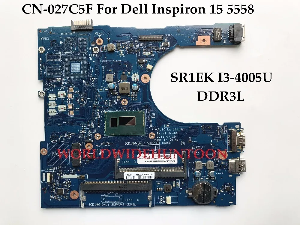 Высококачественная материнская плата для ноутбука Dell Inspiron 15 5458 5558 фотосессия 10
