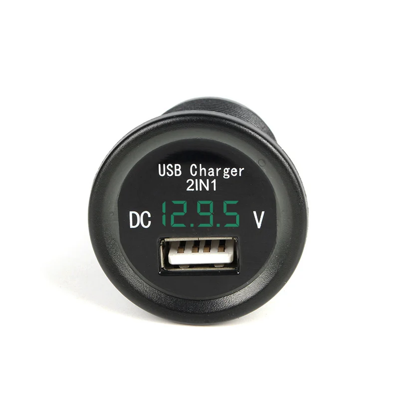 Мотоциклетная USB Зажигалка для автомобильного прикуривателя Зарядное